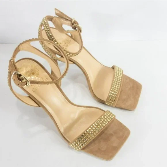 Vince Camuto Saprenda Sandal Amendoa -7.5 - Picture 7 of 8